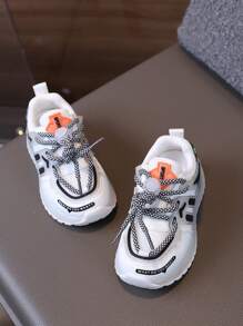 New Fashionable Light-Up Shoes Kids Sports Shoes Comfortable Running Shoes Baby Sport Shoes Little White Sneakers