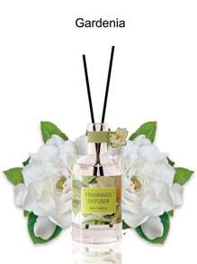 100ml 花果香薰无火香薰家庭卧室空气清新藤条扩散器，房间装饰 - 多味 - 查看 3