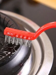 3 peças, escova de nylon de latão e aço inoxidável, escova de limpeza doméstica para panelas, escova de lavar louça, escova de fogão, utensílios de cozinha, acessórios de cozinha, eletrodomésticos de cozinha, utensílios de cozinha, utensílios de cozinha, utensílios de cozinha, cozinha, itens de cozinha, limpeza, pano de prato
