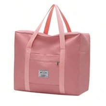 1 Pc Large Capacity Folding Luggage Storage Bag Suitcase Travel Waterproof Pouch Handbag Shoulder Bag Organizer Tote Bag,Three Sizes,Medium, Large And Extra Large,Summer Travel Essentials Bag For School School Accessories School Stuff