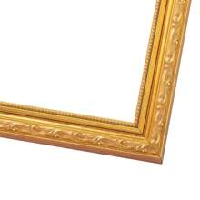 Marco de madera dorado de 16x24 pulgadas - con protección UV, respaldo de espuma y accesorios para colgar - Dorado - Ver 2