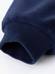 mini bala Quần ấm mềm mại cho bé trai và bé gái Bộ sưu tập mùa đông 2024 - xanh đậm - Xem 8