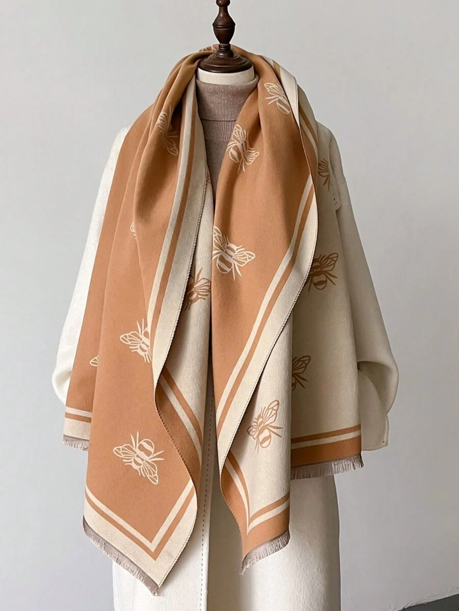 Khăn choàng Boho 1 mảnh dành cho nữ, khăn choàng ấm dày dùng được cho cả mùa đông, khăn choàng quàng cổ dùng hàng ngày cho phòng có máy lạnh - Nhiều màu - Xem 1