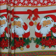 CHRISTMAS TABLECLOTH LINEN RUSTIC CHRISTMAS LINEN - 諾埃爾花香 - 查看 5