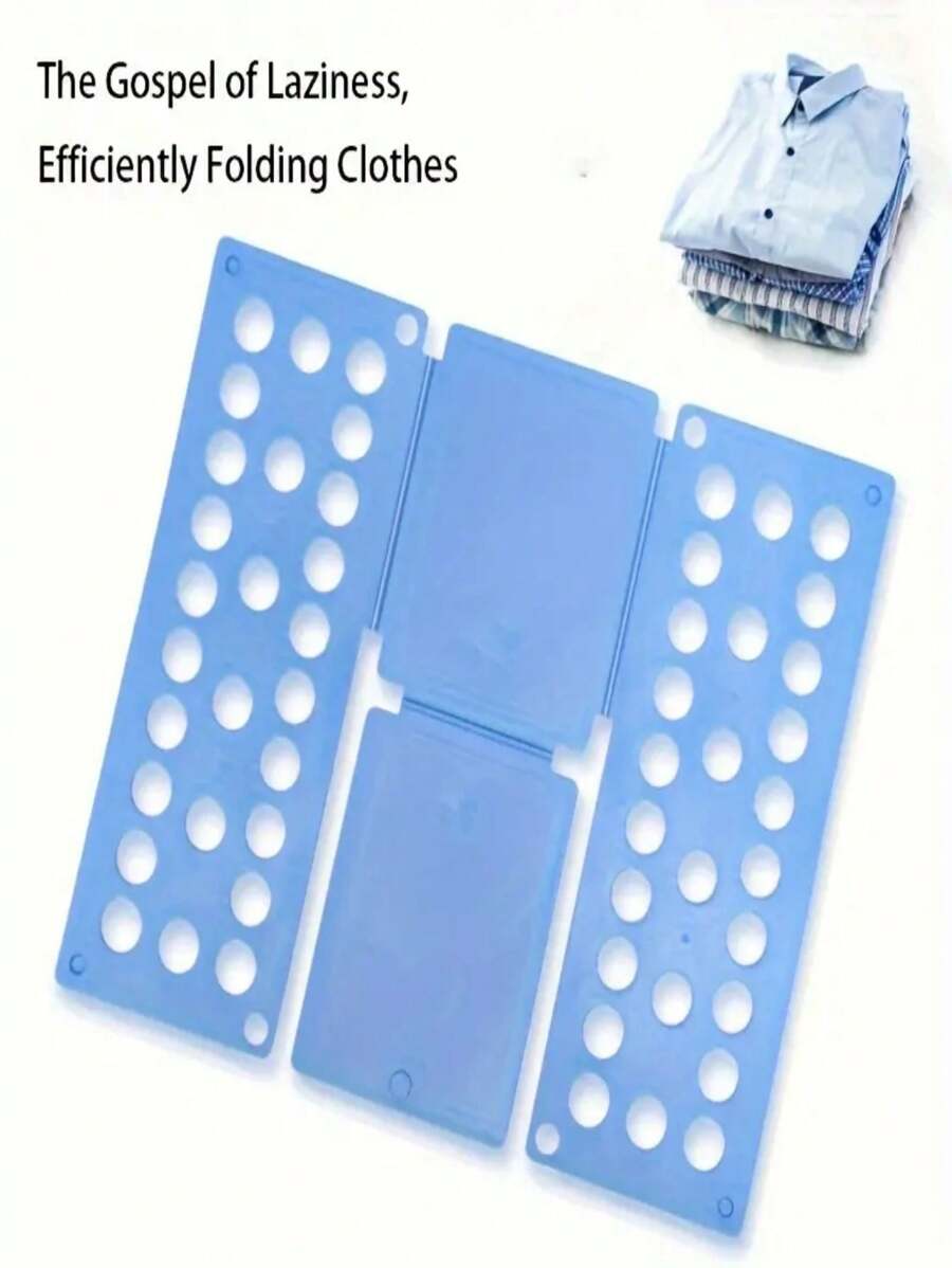 1/2pcs Plastic Clothes Folding Board, T-Shirt Folding Organizer, Laundry Storage Rack, Convenient Home Organizer, Efficient Folding, Durable Material, Space-Saving Design, Creative Slouchy Clothes Management Tool, Clothing Storage, Wardrobe Organizer