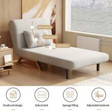 AYYDS Canapé-lit pliant, Convertible, chaise inclinable de loisirs pour le bureau et la maison