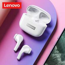 Lenovo LP40 Pro TWS Wireless Bluetooth V5.1 Earphones In-Ear Sport Headphones Waterproof Noise Reduction Earbuds Chinese Packaging Chinese Manual - Green - View 6