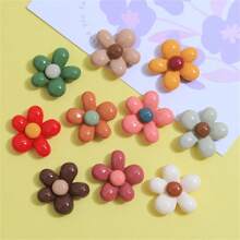 15 pièces/set Magnets de réfrigérateur mignons style INS, 5 pétales, de couleur bonbon, décoration de cuisine