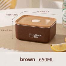 Boîte à lunch Bento en acier inoxydable, boîte-repas étanche à grande capacité, compatible micro-ondes et réfrigérateur, pour étudiants et travailleurs de bureau, fournitures scolaires