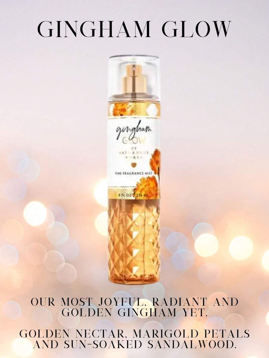 Bath And Body Works BBW Fine Fragrance Body Mist - Gingham Glow - View 1