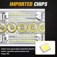 Pair For Chevy Express Cargo Van 1500 2500 3500 7x6 5x7 LED Headlights Hi/Lo DRL - Black - View 2