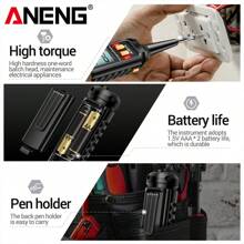 ANENG ANENG A3010 4000 Counts Pen-Type Multimeter True- Backlight Multi Meter Digital Auto Range Tester LCD Electrician Tools