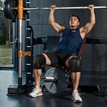 1 pezzo Manica compressiva premium per il ginocchio, supporto per l'articolazione del ginocchio, fornisce compressione e stabilità per sport e allenamento, adatto per corsa, basket, esercizio e sport