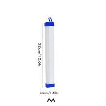 1個戶外便攜式LED管狀磁吸工作燈，3種照明模式，USB充電，緊急市集燈，露營手電筒，吊掛式帳篷燈 - 白色 - 查看 10