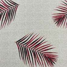 Acqua Decor Waterproof Fabric 1.40m Wide Sofa Cover, Cushion Cover - Folhagem Tropical Vermelho - View 1
