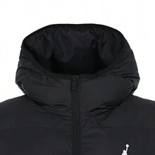 Nike 2024 Boyfriend Style Men's AS M J BRKLN PUFFER JACKET With Hood, Zip Front, Long Sleeves, Thick FV7318-010