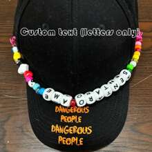 Llavero personalizado con nombre, cadena para bolso, cadena para gorra, colgante personalizado, regalo hecho a mano único