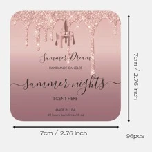 100pcs Custom Delicate Wedding Welcome Gift Tags Emerald Greenery Wedding Welcome Gift Tags Custom Wedding Favor Tags, Custom Personalized Thank You Gift Tags For Weddings, Birthday, Bridal Shower - Multicolor - View 9