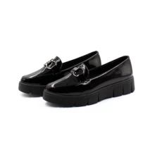 MOCASINES PARA MUJER - Negro - Ver 3