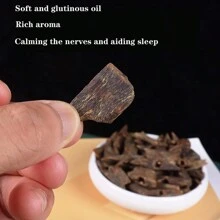 5g/10g Natural Canaan Agarwood Chips For Soothing And Sleeping, No Chemicals, Sweet Scent Suitable For Carbon, Electric Heating, Soft Coal Burning, Diffused Fire, High-End Raw Materials From Chinese And Arabian Incense, Suitable For Relaxation, Sleeping, Yoga, Tea, Spa And Meditation, Etc.