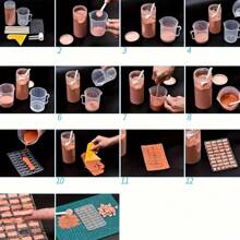 DIY Brick Mold Making Kit - Mini Brick Mold, Mini Clay Brick Mold, Silicone Brick Mold, Landscape Brick - Multicolor - View 5