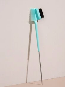 WANMEI 1 Pc Dual-Sided Edge Control Brush And Precision Tail Comb - Multifunctional Hairstyling Tool - Multicolor - View 16