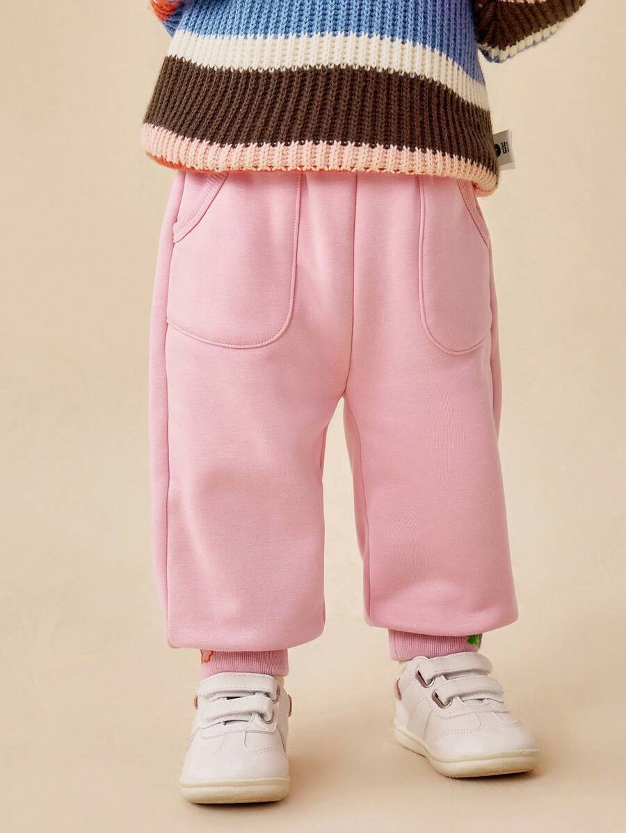 mini bala Quần lót giữ nhiệt cho bé trai Bộ sưu tập mùa đông 2024 - Hồng - Xem 1