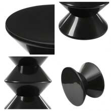 2 Tier Side Table For Couch, Sofa & Chair, Sofa Stool Small Night Stand, Decor End Table For Coffee Living Room, Bedroom, Indoor & Outdoor White/Black 14.57*14.57*10.63in - 彩色 - 查看 11