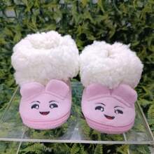 avenue shoes Baby Keto Plush Pink Slippers For Girls Sheep 002017 - Màu Hồng baby - Xem 5