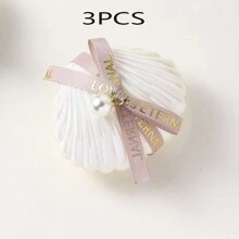 1/3/5pcs Wedding Favors For Guests Aroma Shell Candle Souvenir Gift Box For Bridal Shower Baby Shower Party Decoration Home Decoration,Room Decor,Gifts Birthday Graduation