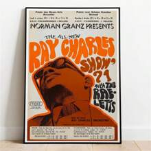 1-6 pezzi cartellone d'arte vintage con tema del festival di musica jazz, pubblicità di Parigi degli anni '70, pittura su tela per decorazione da parete del soggiorno, senza cornice