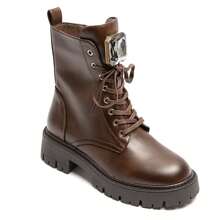 时尚百搭休闲厚底踝靴