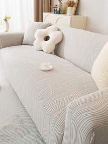1 Vỏ bọc ghế sofa co giãn đa năng, Tấm lót ghế sofa chống trượt bằng vải, Vỏ bọc ghế sofa chống bụi có thể giặt bằng máy cho phòng khách, phòng ngủ, văn phòng, góc và ghế sofa hình chữ L - Màu Xám nhạt - Xem 5