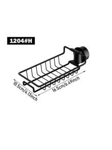 1 件排水收纳架，水槽球收纳架，不锈钢收纳架，用于海绵、肥皂、刷子、毛巾、浴室淋浴收纳架