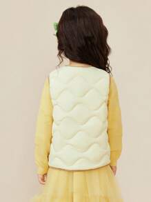 mini bala Reversible Three-Proof Light Down Jacket For Children New Winter Collection - Yellow - View 2
