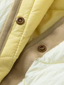 mini bala Reversible Three-Proof Light Down Jacket For Children New Winter Collection - Yellow - View 7