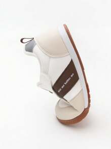 mini bala Boys' And Girls' Baby Lightweight Thermal Lined Anti-Slip Warm Shoes - Beige - View 8