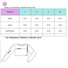 Blusa De Frio Cropped Moletom Quentinho  Lua Estrela - Lilas - Visão 2