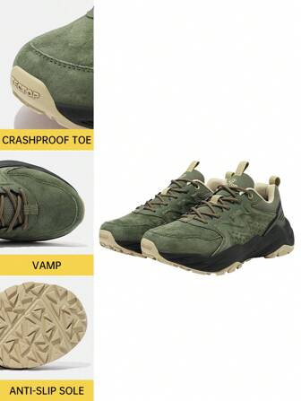 TECTOP Herren Outdoor Lauf- und Wanderschuhe für Herbst und Winter, rutschfest, verschleißfest, stoßabsorbierend