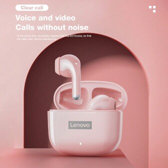 Lenovo LP40 Pro TWS 无线蓝牙 V5.1 耳机入耳式运动耳机防水降噪耳塞中文包装中文说明书