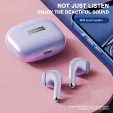 Lenovo LP40 Pro TWS Wireless Bluetooth V5.1 Earphones In-Ear Sport Headphones Waterproof Noise Reduction Earbuds Chinese Packaging Chinese Manual - Pink - View 5