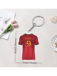 1 Pc, Custom Keychain, Custom Acrylic Keychain, Custom Your Name And Your Lucky Number, Party Gifts, Gifts For Unique Memtories, Gifts For Friends, Meaningful Gifts, Holiday Gifts, Gifts, Customized Souvenirs Birthday Graduation