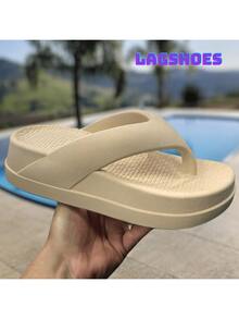 Cloud Sandal Women's Flip Flops Women's Adult Clogs - Màu be - Xem 2