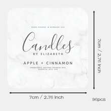 100pcs Custom Delicate Wedding Welcome Gift Tags Emerald Greenery Wedding Welcome Gift Tags Custom Wedding Favor Tags, Custom Personalized Thank You Gift Tags For Weddings, Birthday, Bridal Shower - Multicolor - View 21