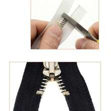 100/300/500pcs Size 5 Zipper Pull Tab, Zipper Top Stopper, Sewing Zipper Accessories
