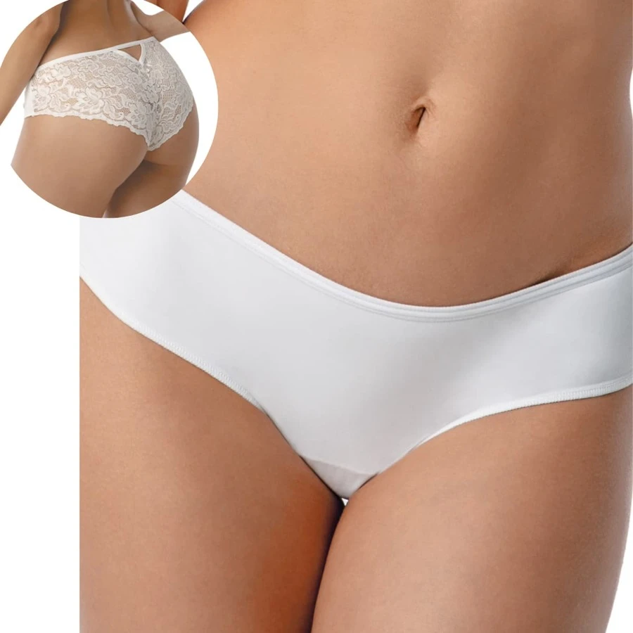 Candy Baby Low-Rise Panties Demillus 54291 - 白色 - 查看 1