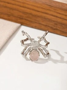 1 chiếc nhẫn nhện cho phụ nữ nhẫn nhện đính đá nhẫn gothic có thể điều chỉnh pha lê cổ điển nhẫn nhện tiệc halloween và giáng sinh nhẫn goth quà tặng trang sức - phong cách nhện - Xem 4
