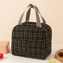 1 Peça Bolsa Térmica Minimalista para Almoço, Sacola Térmica Portátil para Transportar Alimentos, Para Estudantes