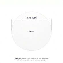 Trio Of Santa Claus Theme Cylinder Covers + 1.5 Round Panel Sublimated Christmas - 彩色 - 查看 5