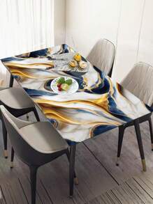 1 件大理石镀金图案壁纸厨房防油贴纸自粘式撕贴耐高温耐油厨房台面贴纸橱柜表面翻新墙贴、贴纸、墙贴花、乙烯基贴花用于家庭装饰、春季装饰品让您的家焕然一新、拉玛装饰贴纸 - 彩色 - 查看 11